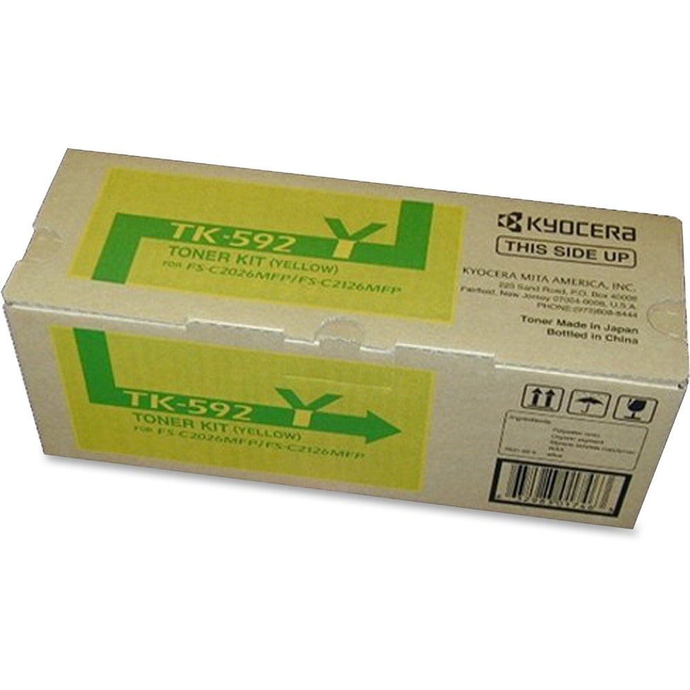 Image of Kyocera Toner Cartridge, f/FS-2026MFP, 5000 Page Yield, Yellow