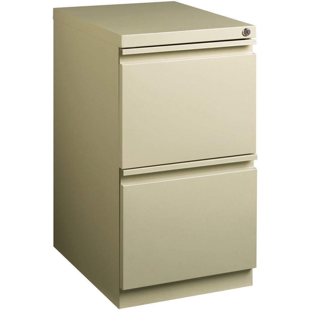 Image of Lorell Pedestal File, F/F, Mobile, 15"x19-7/8"x27-3/4", Putty