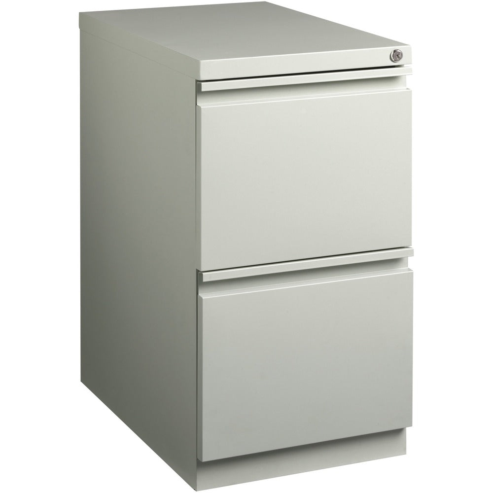 Image of Lorell Pedestal File, F/F, Mobile, 15"x22-7/8"x27-3/4", Light Gray