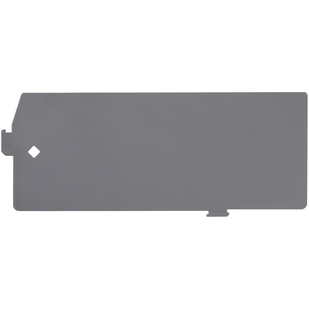 Image of Lorell Lateral Files Divider Kit, 12.38"x5", 10/BX, Platinum Gray