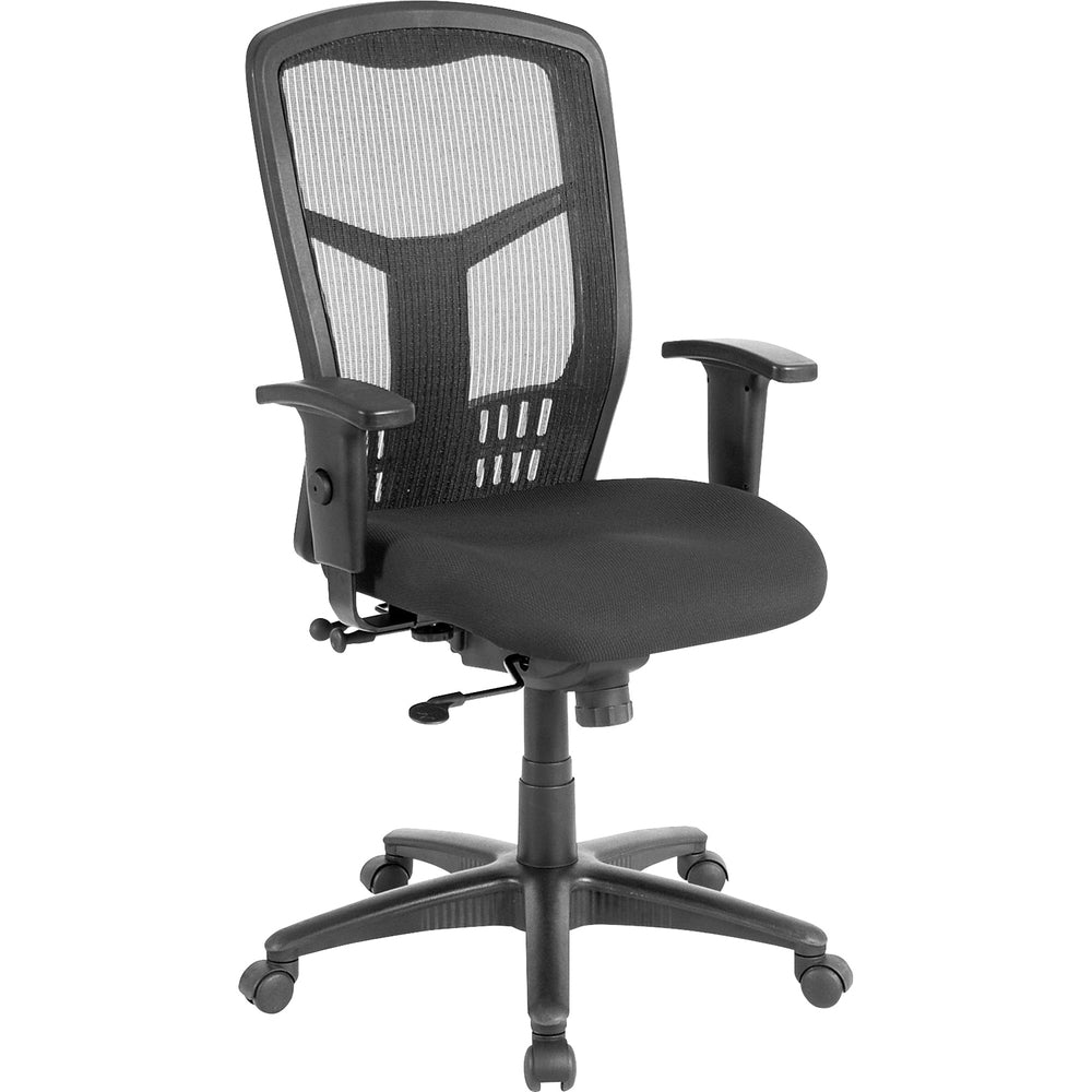 Image of Lorell High-Back Chair,Exec,Swivel,28-1/2"x28-1/2"x45",Black