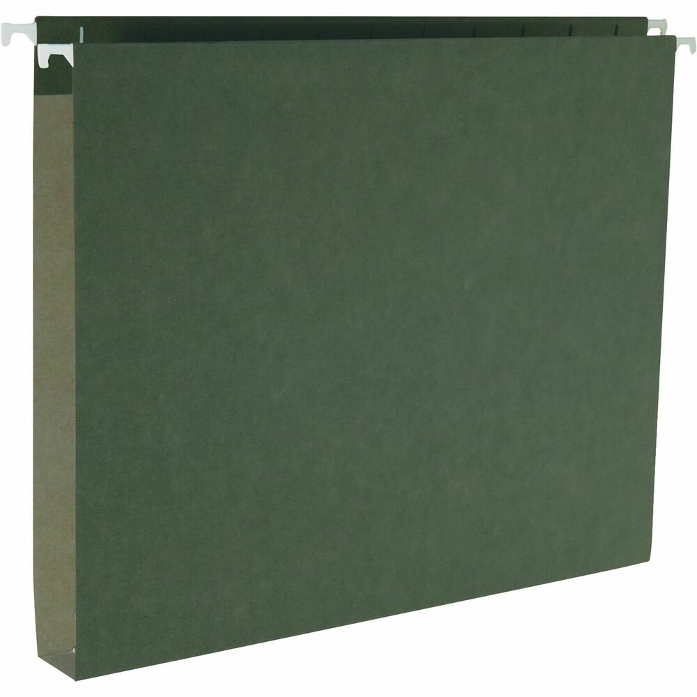 Image of Business Source Hanging File Folders, Ltr, 1/5 Tab, 1" Exp, 25/BX, SDGN