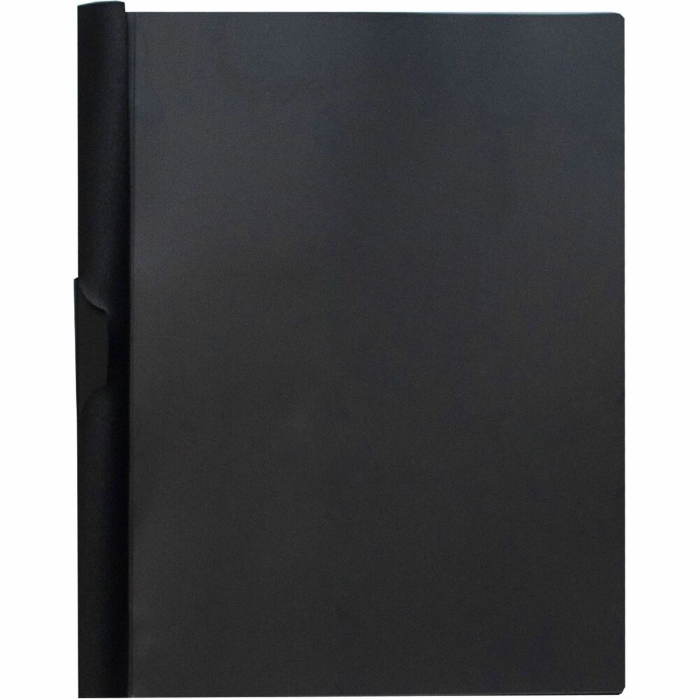Image of Business Source Report Cover, Side Clip, 30 Sht Cap, 8-1/2"x11", Black