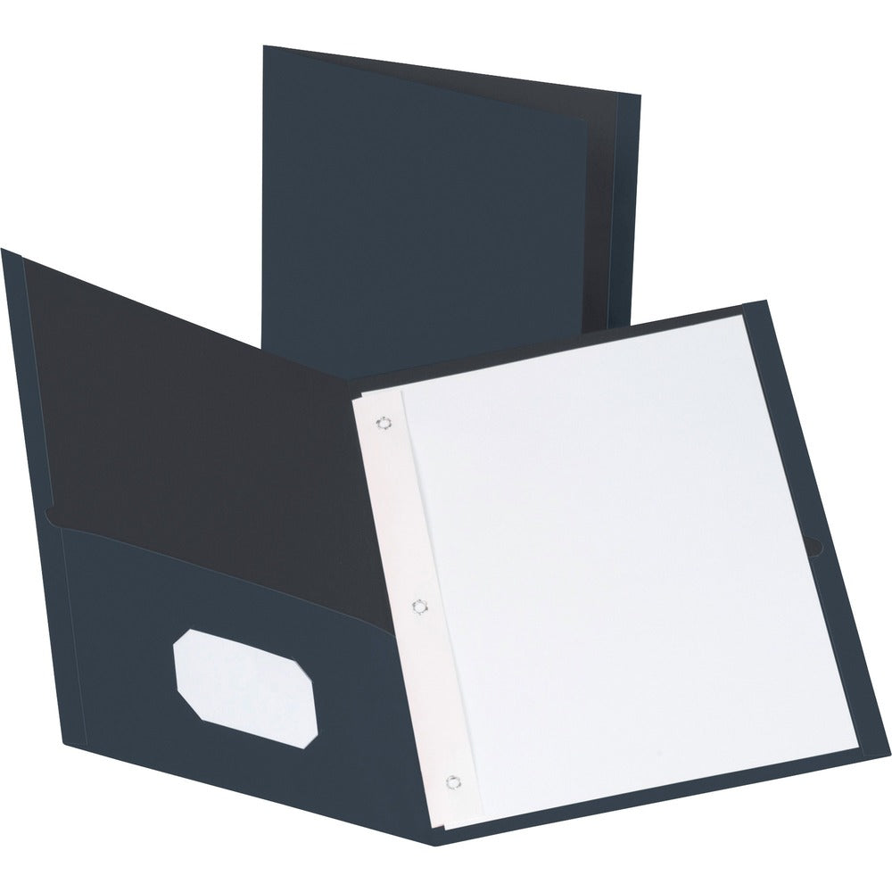 Image of Business Source 2-Pocket Folders, 100 Sh Cap, Ltr, 9-1/2"x11", 25/BX, DBE