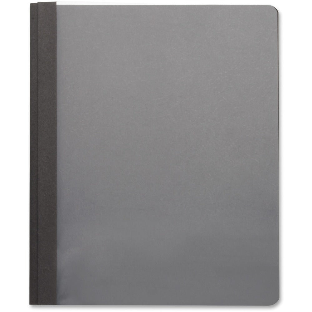 Image of Business Source Report Cover, Clear Front, Ltr, 1/2"/100 Sht Cap, 25/BX, BK