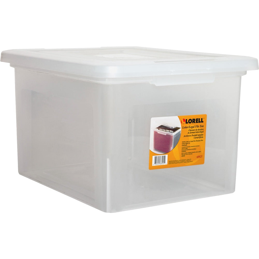 Image of Lorell Stacking File Box,Legal/Letter,14-1/4"x18-1/8"x10-7/8",CL