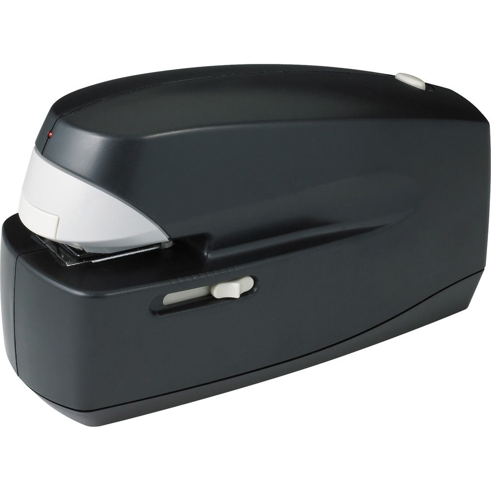 Image of Business Source Electric Stapler, 25 Sht/210 Cap., 35mm Throat, Black