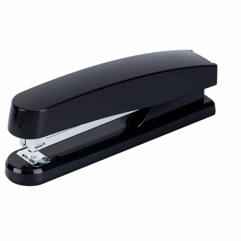 Image of Business Source Stapler, Full Strip, Plastic Body, 20 Sht /210 Cap., Black