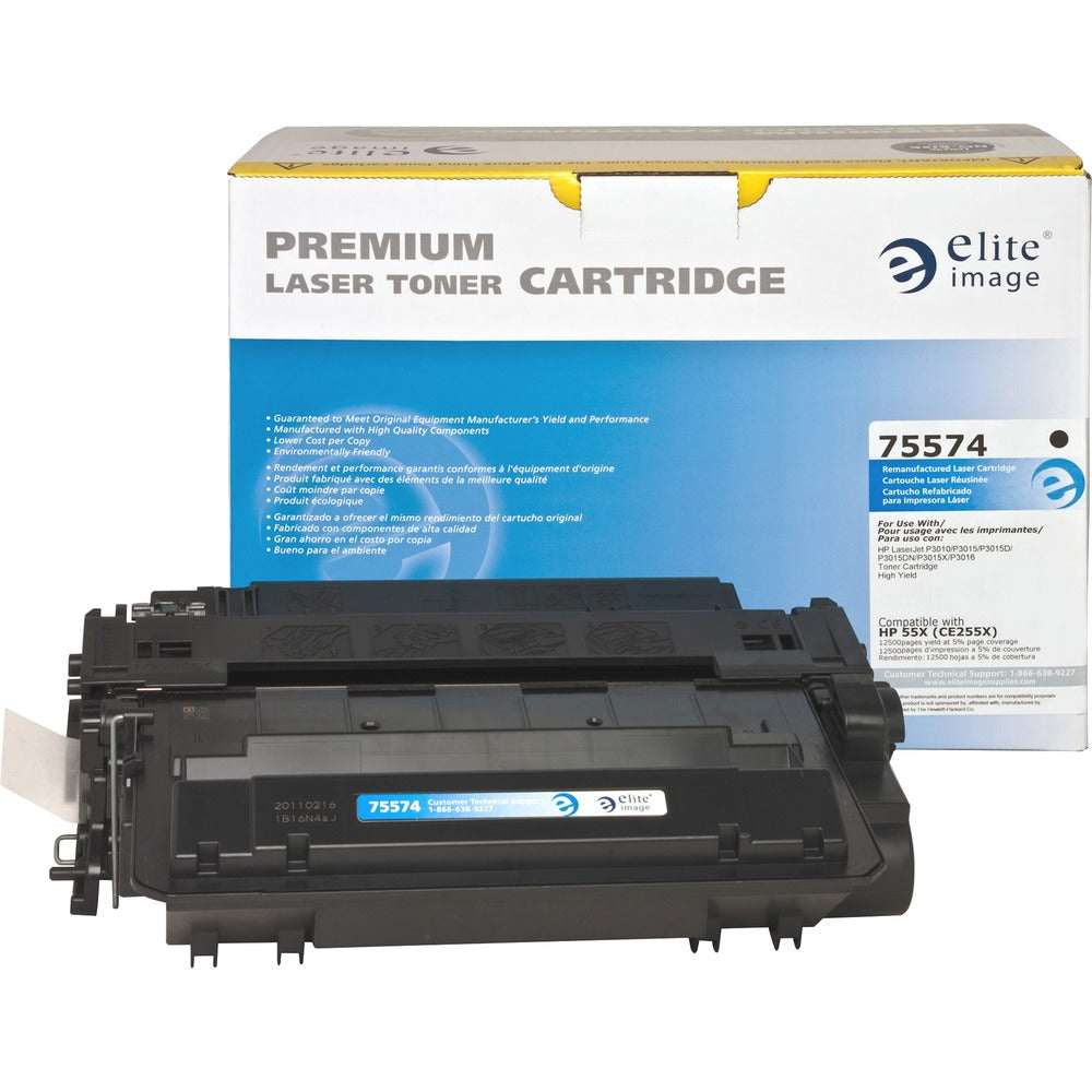 Image of Elite Image Toner Cartridge, 12,500 Page Yield, Black