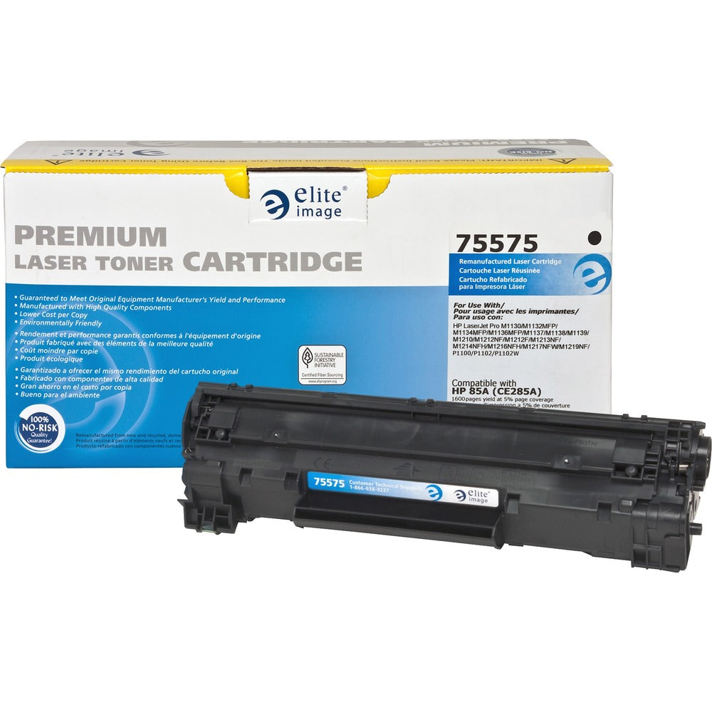 Image of Elite Image Toner Cartridge, 1,600 Page Yield, Black