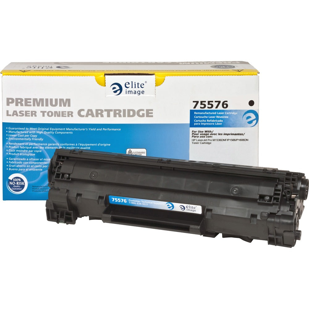 Image of Elite Image Toner Cartridge, 2,100 Page Yield, Black