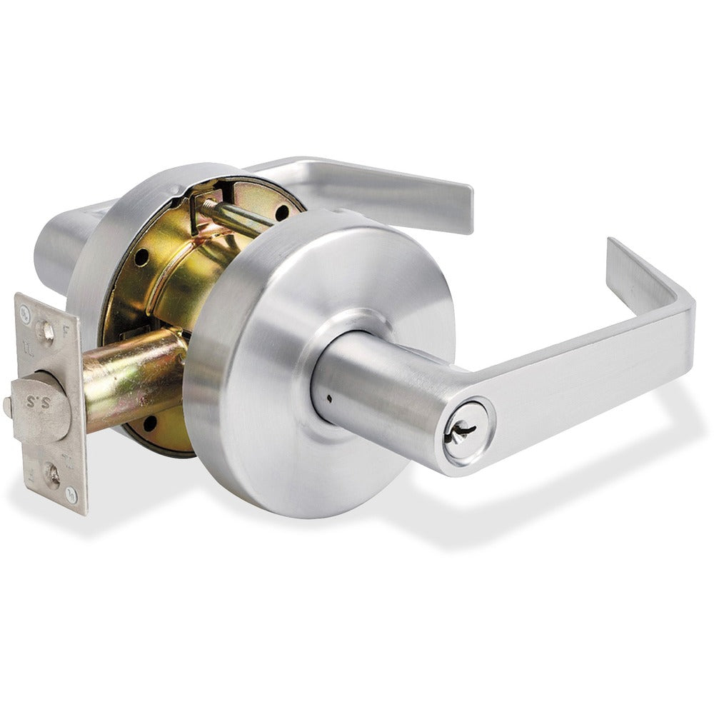 Image of Master Lock Company Storeroom Lever w/Bump Stop, Heavy Duty, Chrome