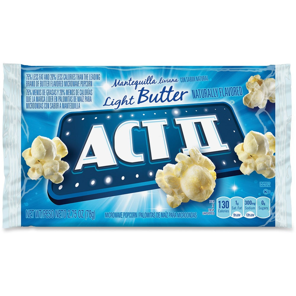 Image of ConAgra Foods Microwave Popcorn,Act II,2.75 oz. Pack,36/CT,Light Butter