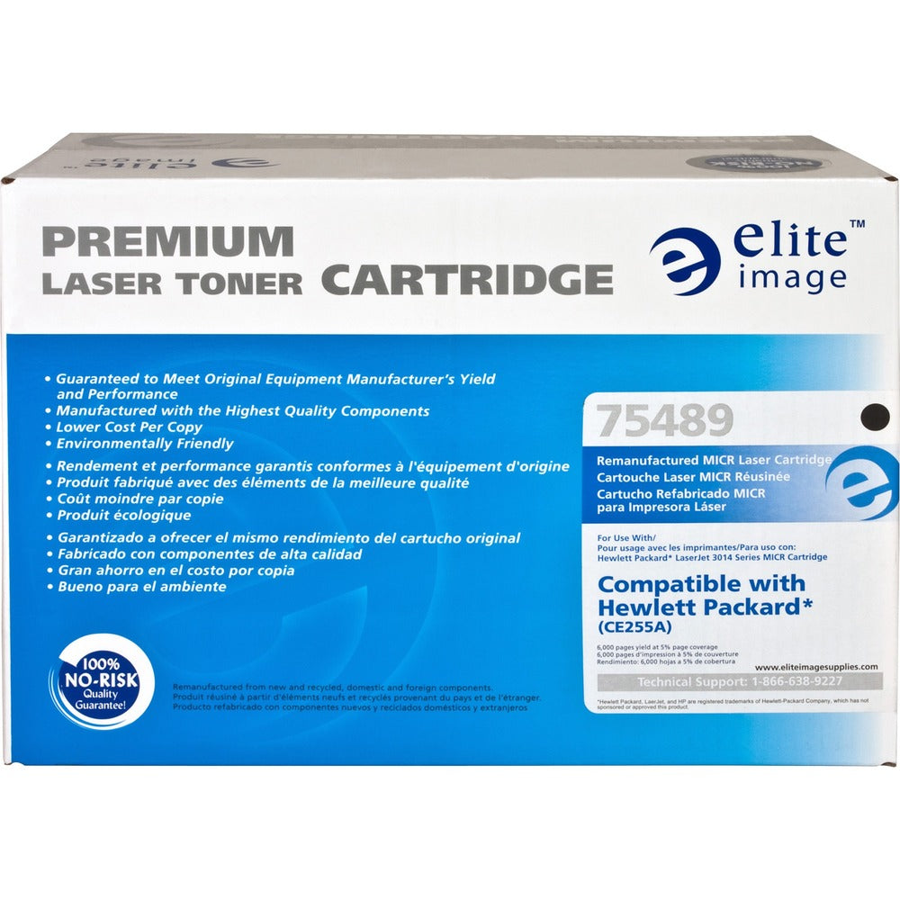 Image of Elite Image MICR Toner Cartridge, 6000 Page Yield, Black