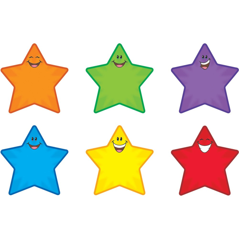 Image of Trend Enterprises Accents, Star Smiles Classic, 5-1/2" Tall, 36/PK, AST