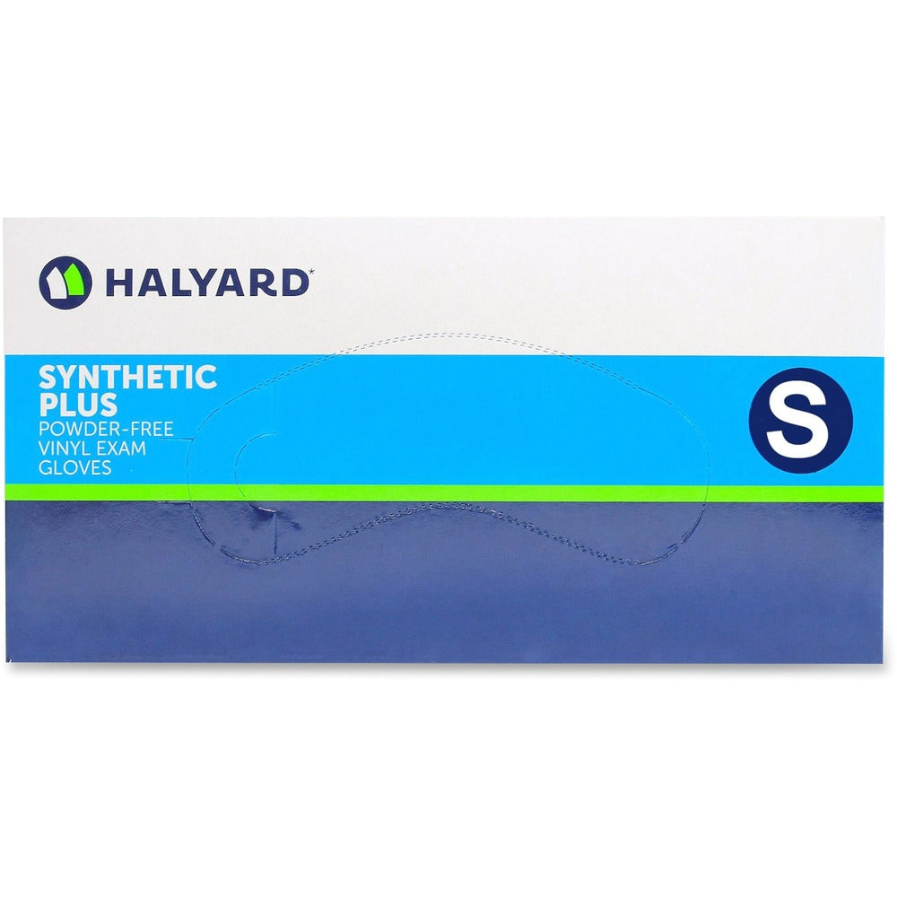 Image of Halyard Health Powder-Free Exam Gloves, Non-Latex, Small, 100/BX, Clear