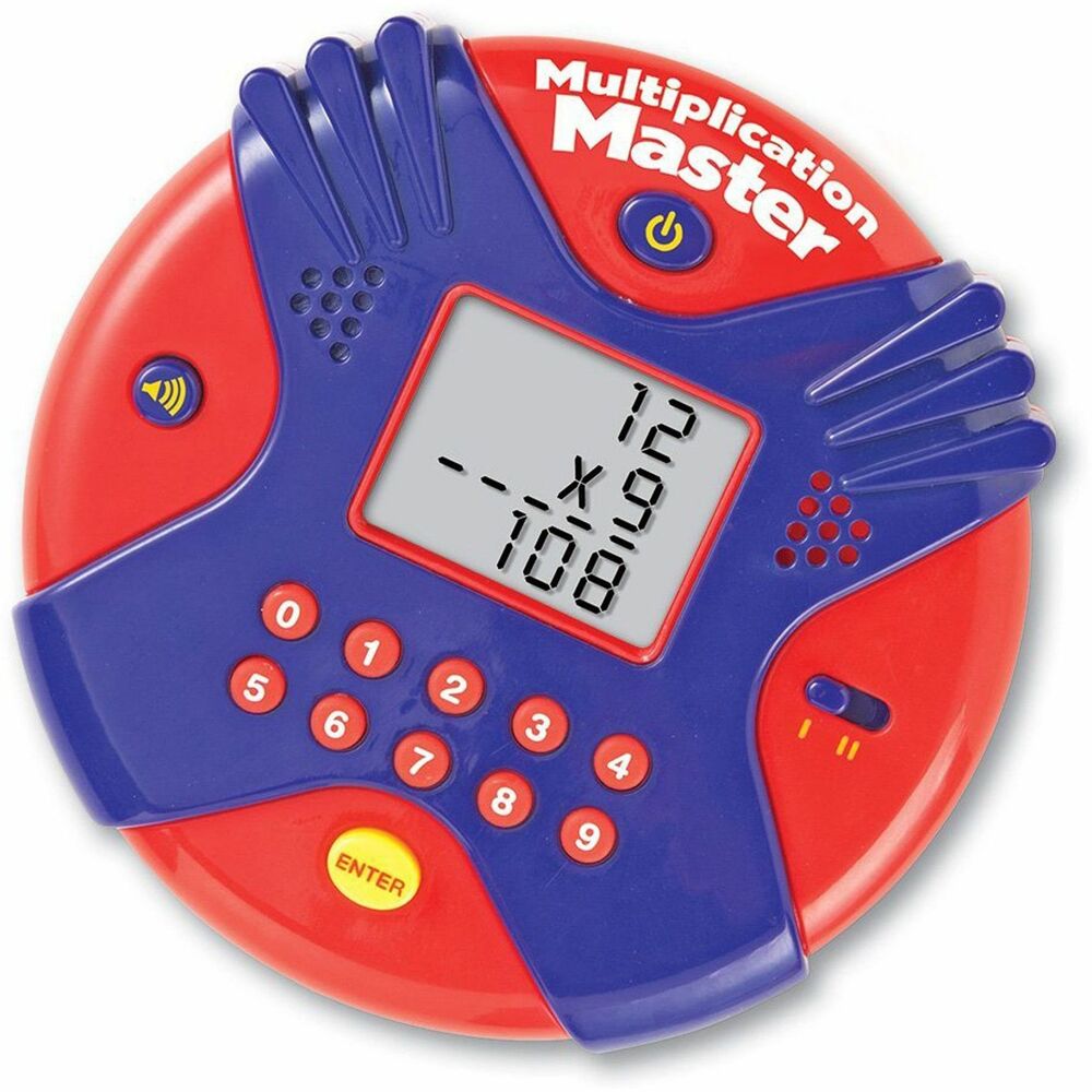 Image of Learning Resources Multiplication Master Electronic Flash Card, Age 7-Up, Ast