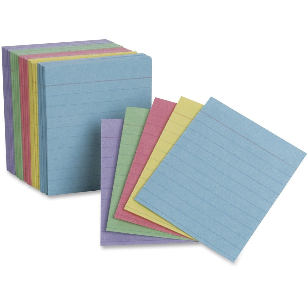 Image of Oxford Mini Index Cards, 3"x5", 200/PK, Assorted