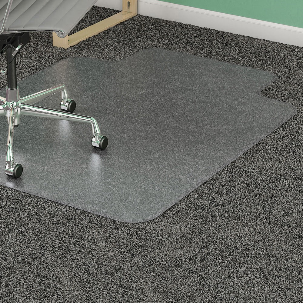 Image of Lorell Chair Mat, Medium Pile, Standard Lip 19"x10", 36"x48", CL
