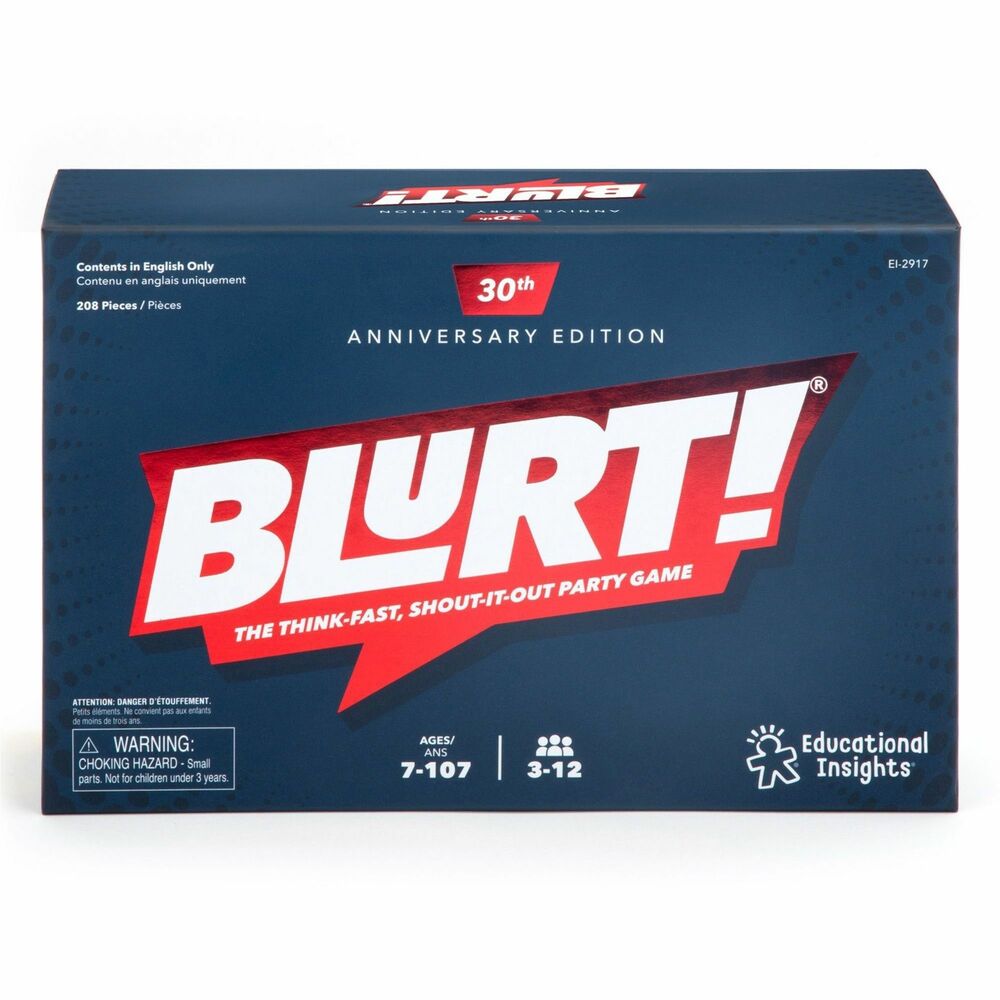 Image of Educational Insights Inc Blurt Word Race Game, 200 Card, AST