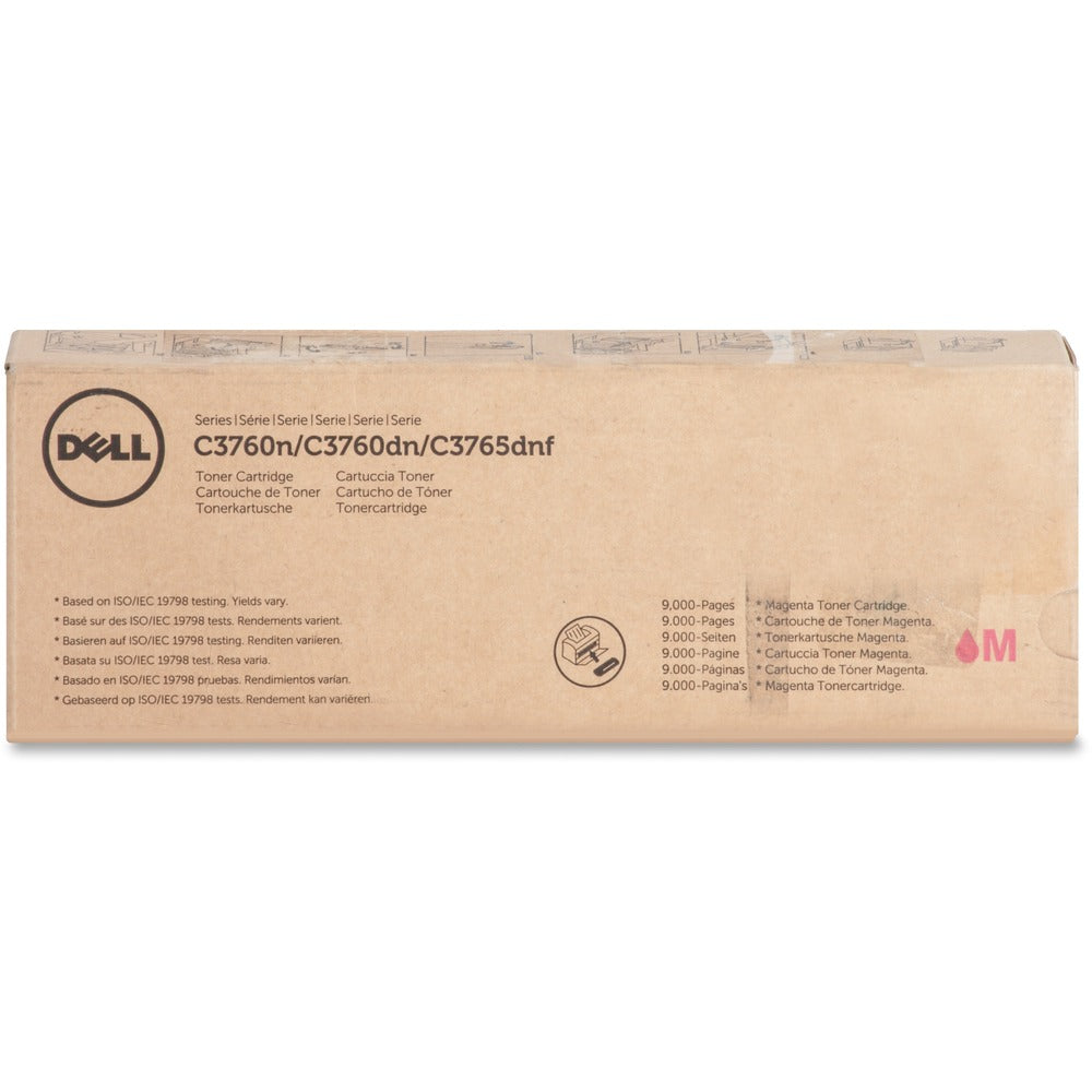 Image of Dell Computer Toner Cartridge, f/C3760/3765, 9000 Page Extra High Yld, MA
