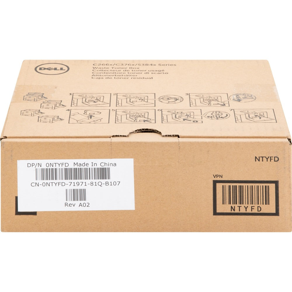Image of Dell Computer Toner Waste Container, f/ C2660, 30,000 Page Yield, BK