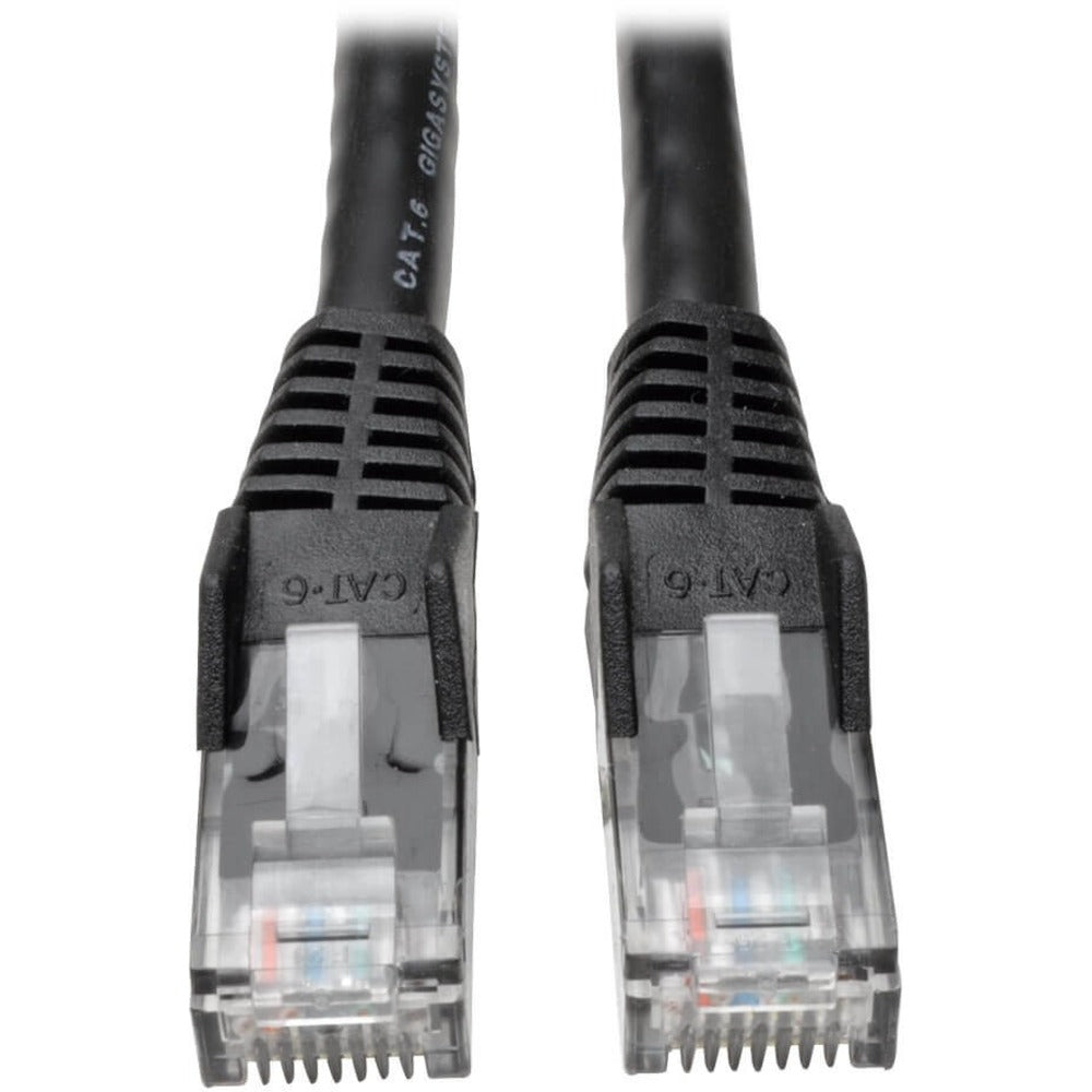 Image of Tripp Lite Patch Cable, Category 6, 24 Wire Gauge, 100'L, Black