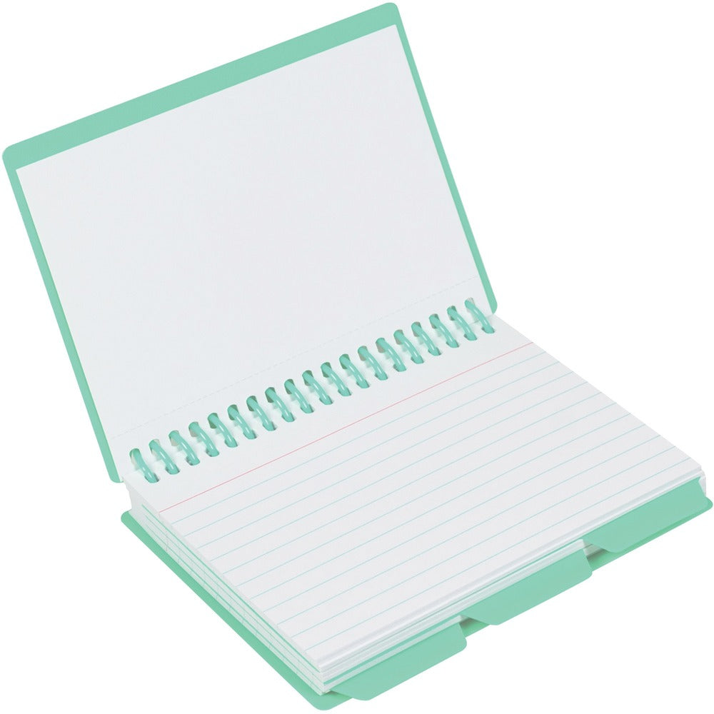 Image of C-Line Index Card Notebook, Spiral, 60 Cards, 3"x6", AST