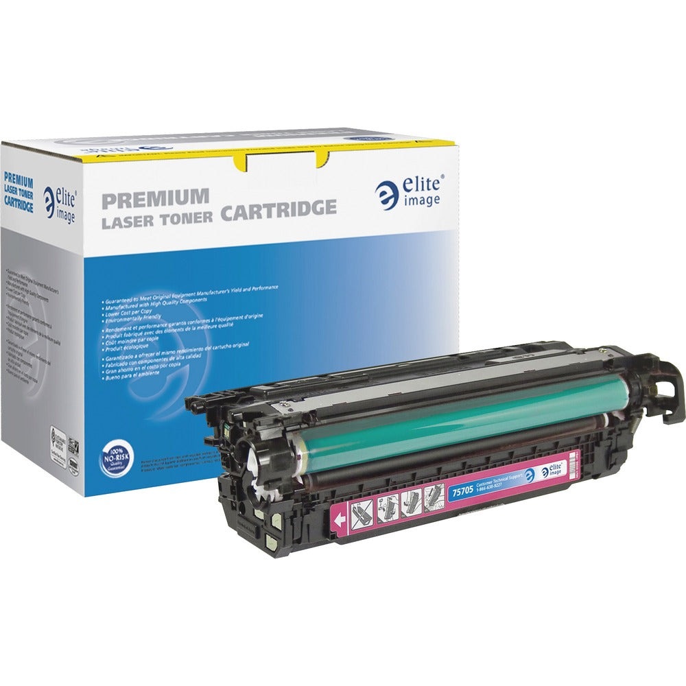 Image of Elite Image Toner Cartridge, r/ HPCE263A, 11,000 Page Yield, Magenta