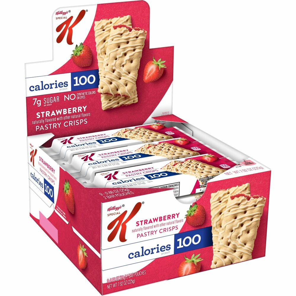 Image of Keebler Co. Special K Pastry Crisp, .88 oz. Pouch, 9/BX, Strawberry