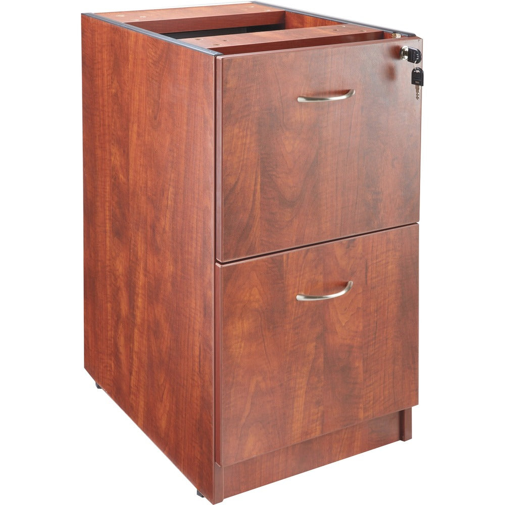 Image of Lorell Fixed Pedestal, F/F,16"x22"x28-1/4", Cherry