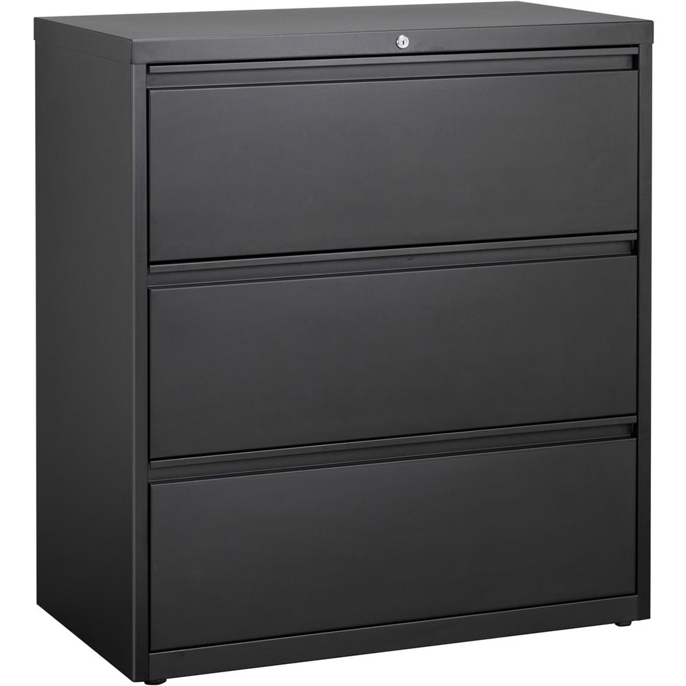 Image of Lorell Lateral File, 3DRW, 36"x18-5/8"x40-1/4", Black