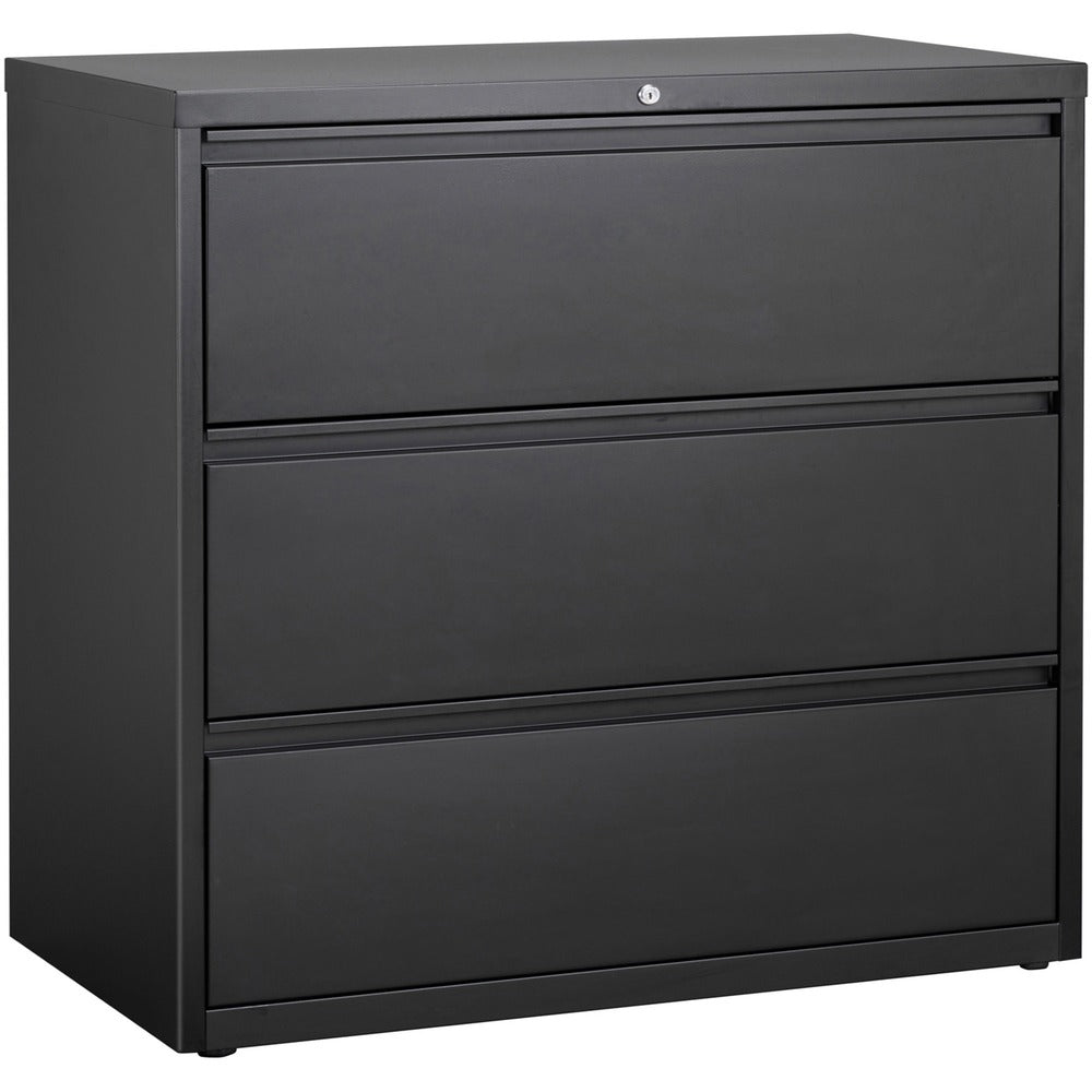 Image of Lorell Lateral File, 3DRW, 42"x18-5/8",40-1/4", Black