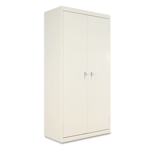 Image of Alera® Assembled 72" High Heavy-Duty Welded Storage Cabinet, Four Adjustable Shelves, 36w X 18d, Putty