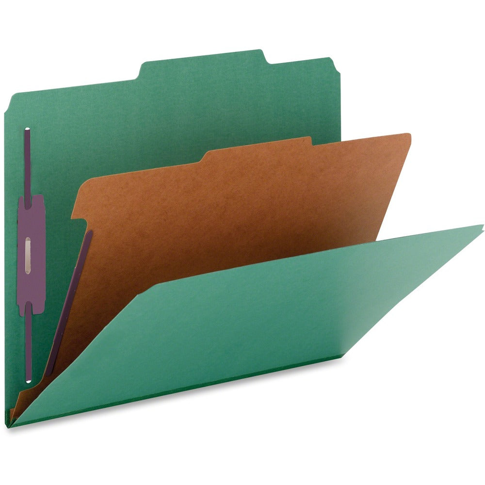 Image of Nature Saver Classification Folders,1 Div, 2" Exp., Legal,10/BX, GN