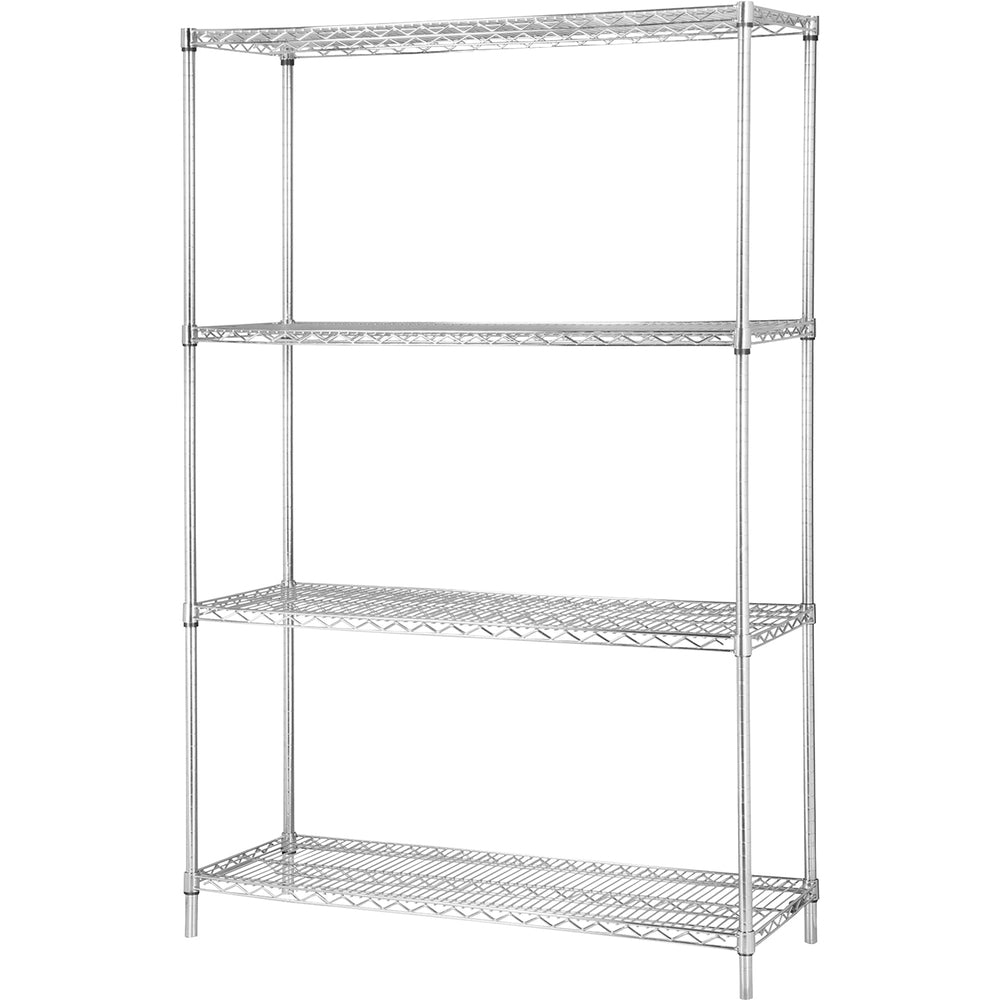 Image of Lorell Shelving,Wire,4 Shelves/4 Posts,36"x24"x72",CE