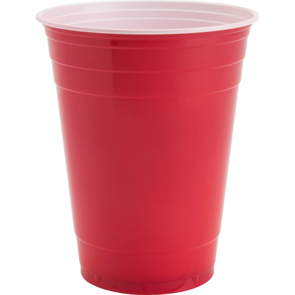 Image of Genuine Joe Party Cups, 16oz, 50PK, Red