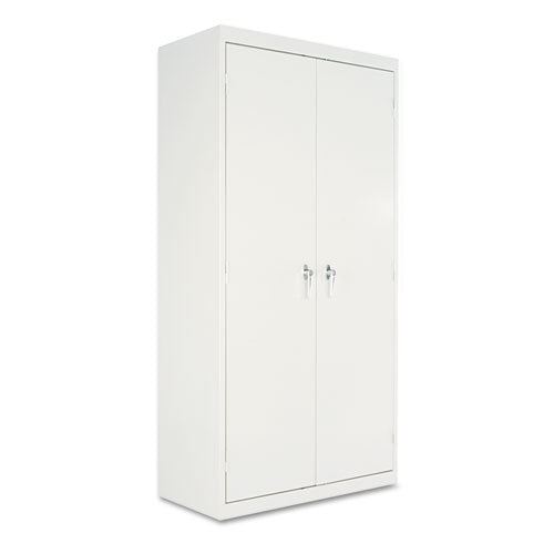 Image of Alera® Assembled 72" High Heavy-Duty Welded Storage Cabinet, Four Adjustable Shelves, 36w X 18d, Light Gray