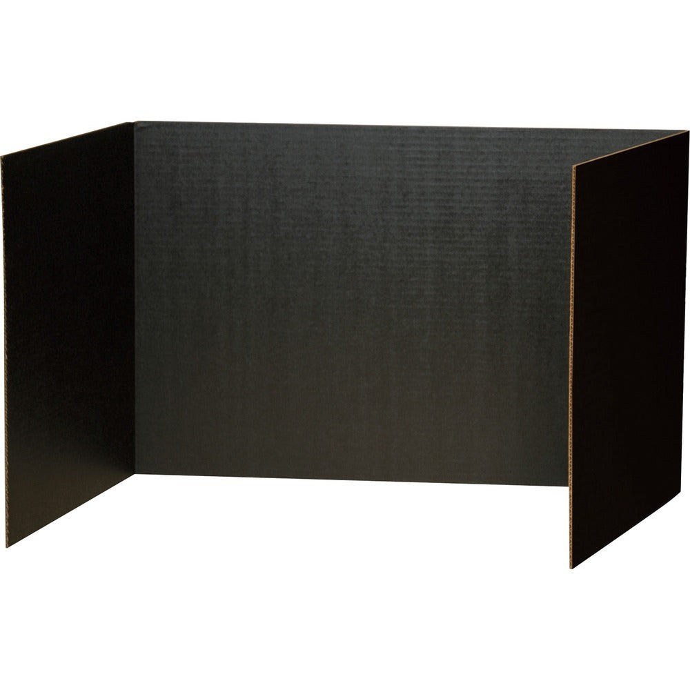 Image of Pacon Privacy Board, 48"x16", 4/PK, Black