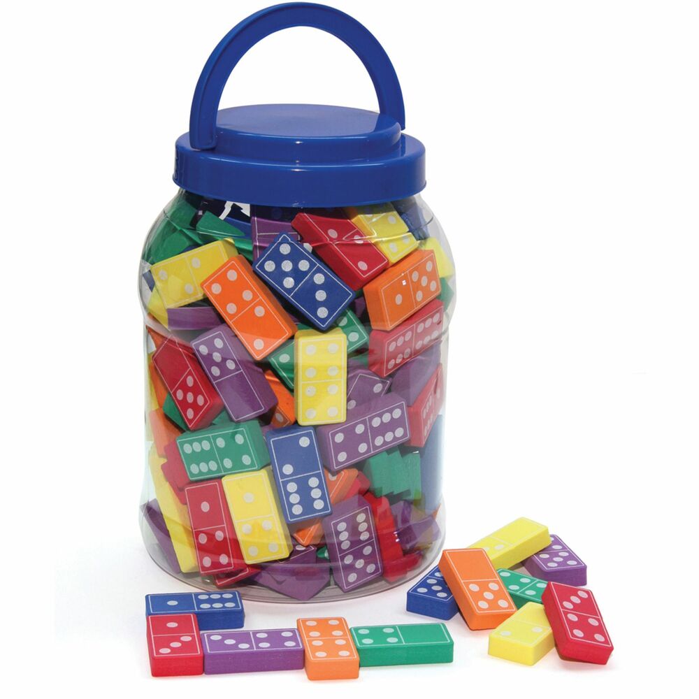 Image of Pacon Dominos, WonderFoam, 1-3/4"x3/8", 168/ST, AST