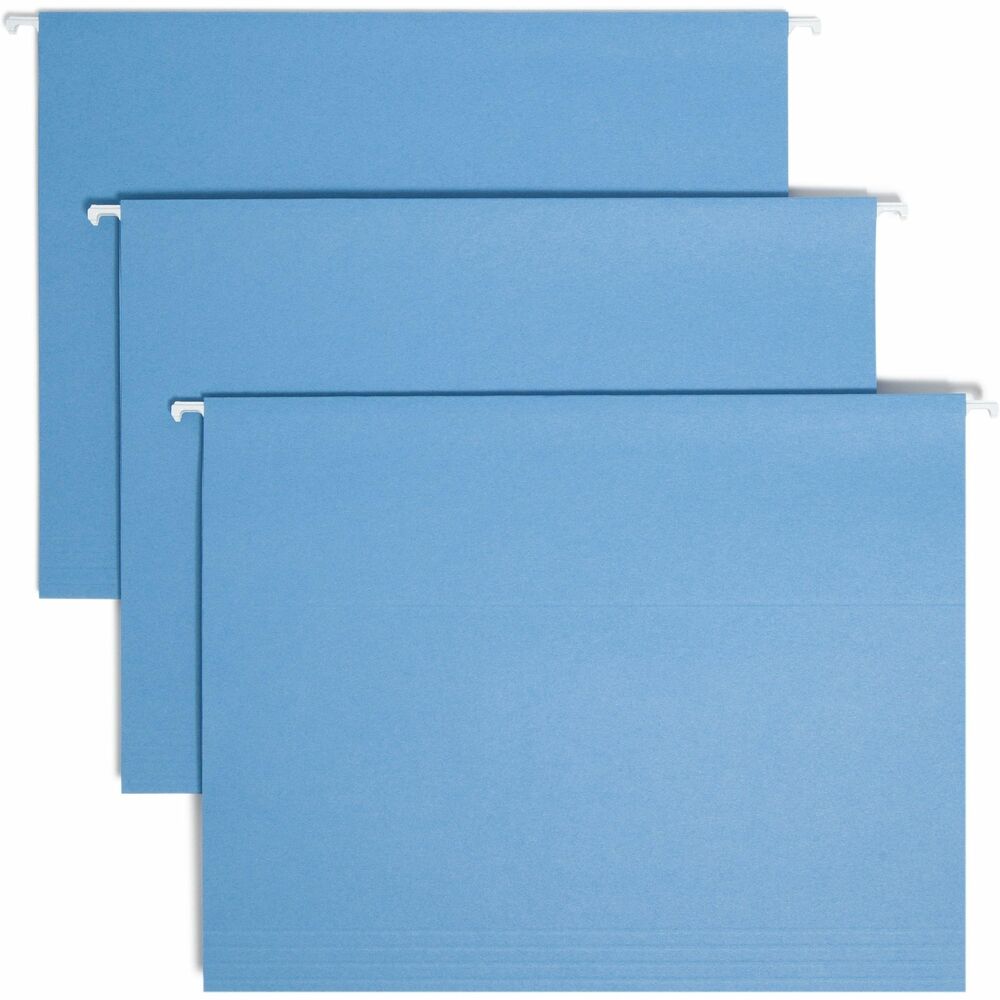 Image of Smead Hanging Folders, 11pt, 11-3/4"x9-1/4", 25/BX, Blue