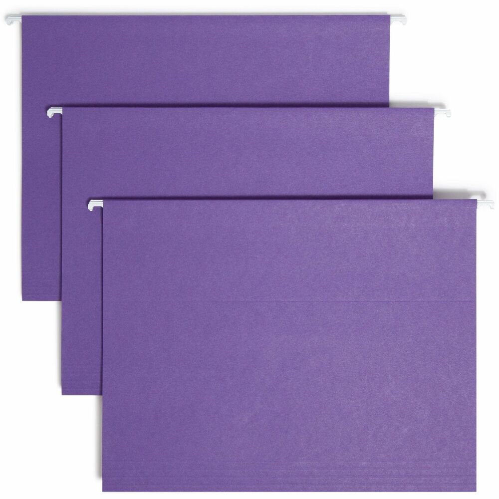 Image of Smead Hanging Folders, 11pt, 11-3/4"x9-1/4", 25/BX, Purple