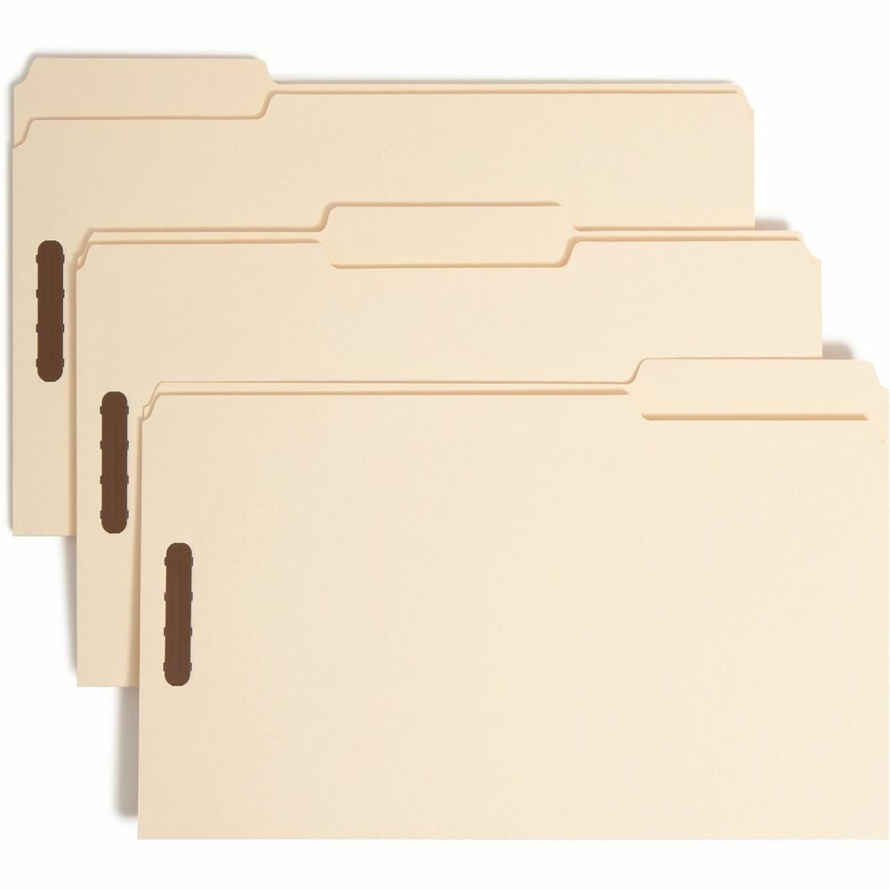 Image of Smead Fastener Folder, Lgl, 1/3Cut, 3/4" Exp, 18pt, 50/BX, MLA