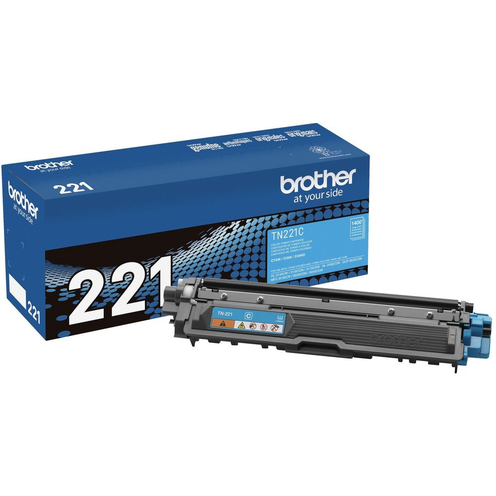 Image of Brother Toner Cartridge, 1400 Page Yield, Cyan