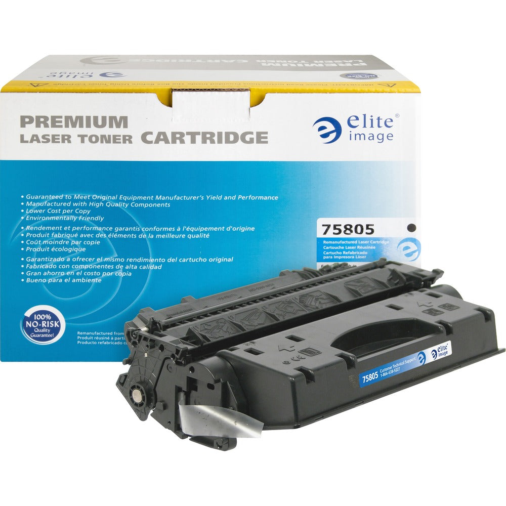Image of Elite Image Toner Cartridge, r/ HP CF280X, 6900 Page Yield, Black