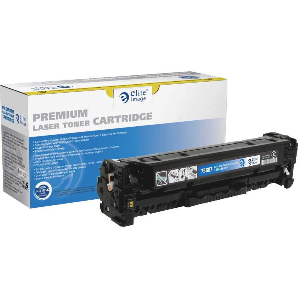 Image of Elite Image Toner Cartridge, f/HP CE410X, 4000 Page Yield, Black