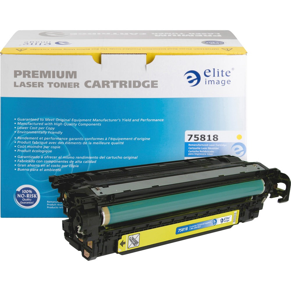 Image of Elite Image Toner Cartridge, 6,000 Page Yield, Yellow