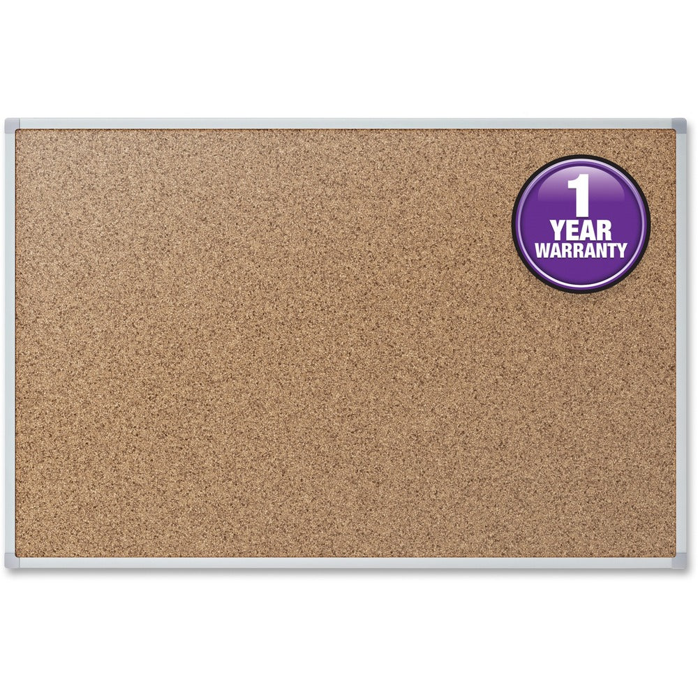 Image of Mead Cork Board, 4'x3', Aluminum Frame