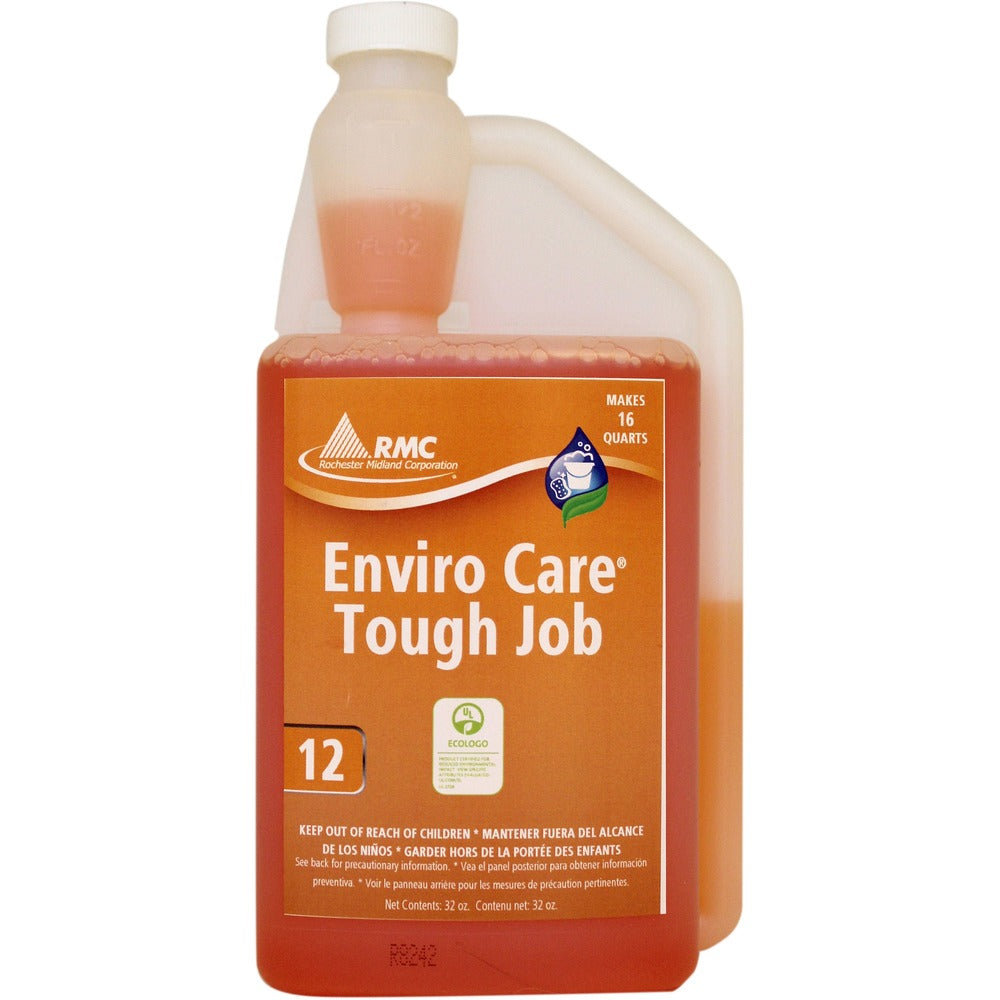 Image of Rochester Midland Corporation Cleaner-Degreaser, Heavy-duty, Bio-based, 32oz, Orange