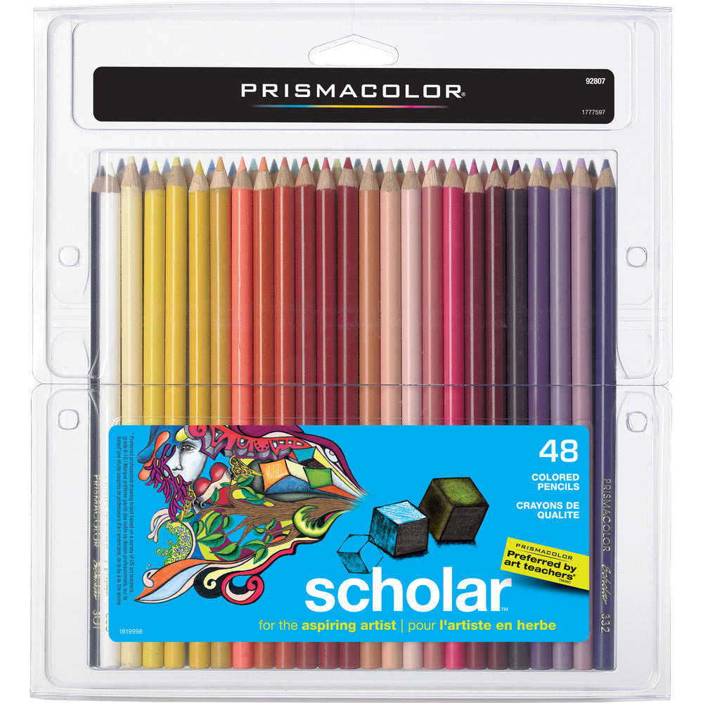 Image of Newell Brands Scholar Pencils, Nontoxic, 48/PK, Assorted